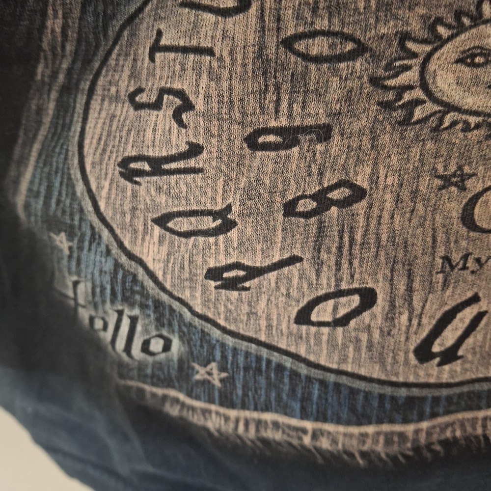 The Mountain Vintage Black Cat Ouija Board T-Shirt Magic Fantasy Wicca Tie Dye M - Picture 3 of 9
